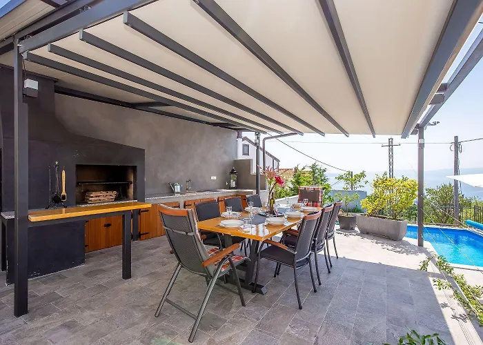 Beeindruckende 5-sterne-villa Mit Meerblick, Sauna, Gym, Beheizten Privatpool, Spielplatz, Bbq Nyaraló *