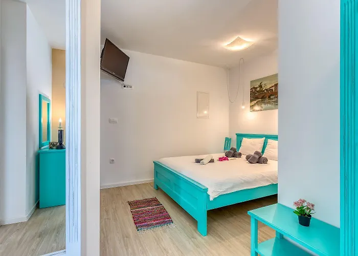 Nyaraló Beeindruckende 5-sterne-villa Mit Meerblick, Sauna, Gym, Beheizten Privatpool, Spielplatz, Bbq Hreljin