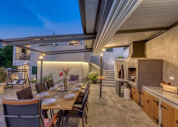 Beeindruckende 5-sterne-villa Mit Meerblick, Sauna, Gym, Beheizten Privatpool, Spielplatz, Bbq *